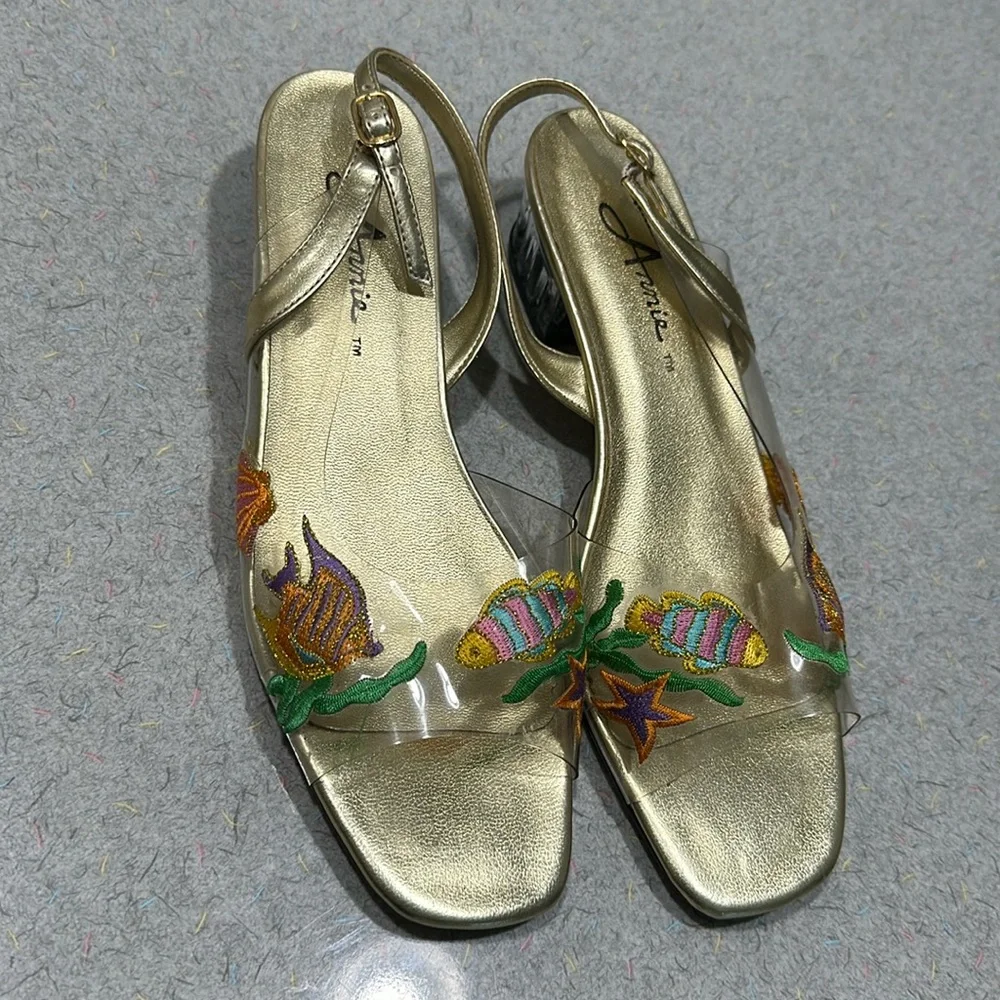Vintage Annie sandals size 7.5 - Picture 1 of 5